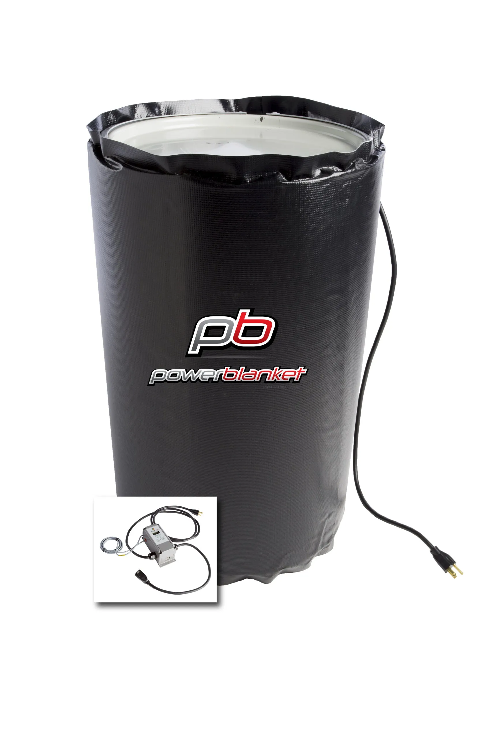 15 Gallon Insulated Drum Heater 145°F Adjustable Thermostat (120V)