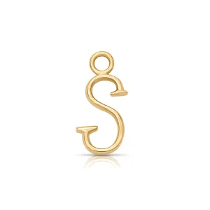 18KY Simple Initial - S