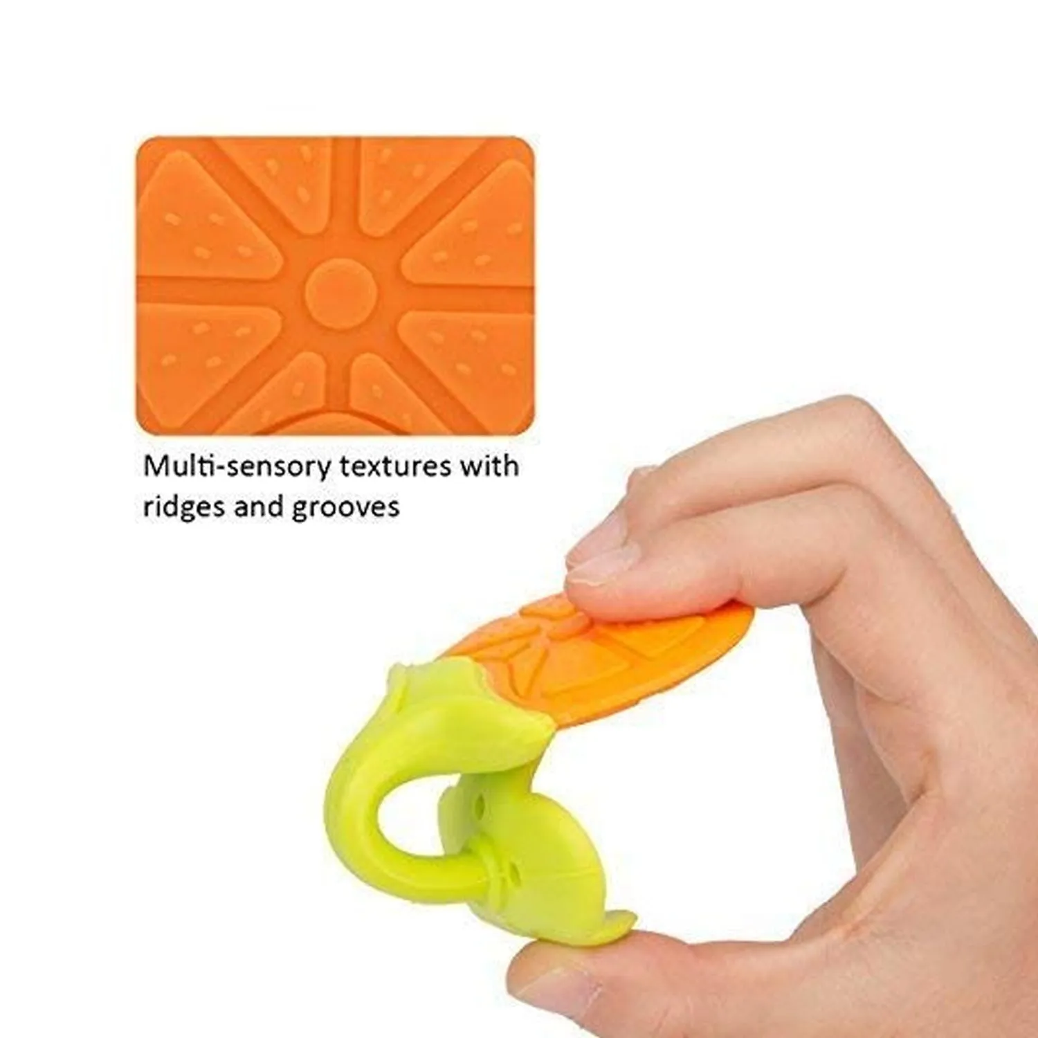 4490 Silicone Fruit Shape Teether Toy Food Grade Silicon Teether Use For Baby  /  Toddlers  /  Infants  /  Children