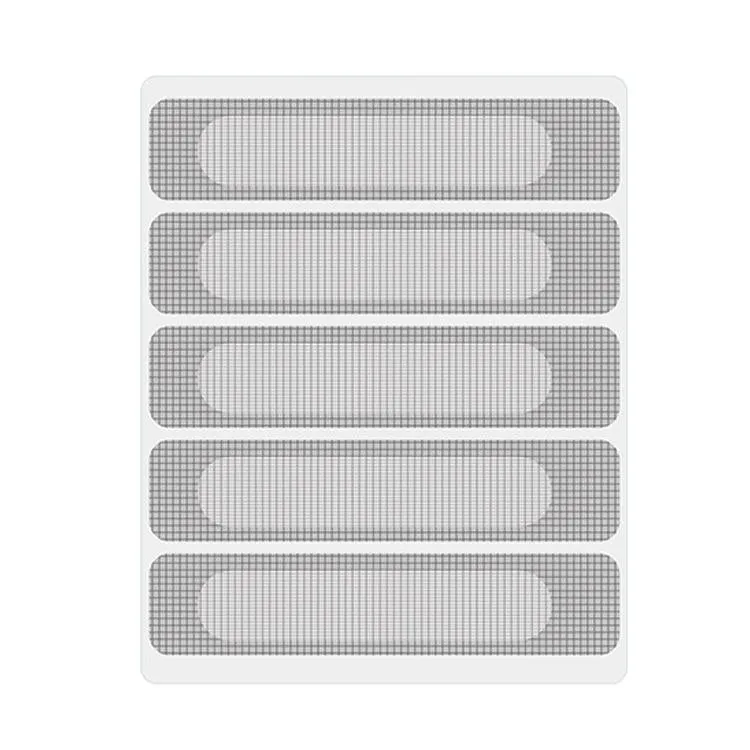 5-piece Self-adhesive Mosquito Stickers for Screen Windows with Drain Holes
