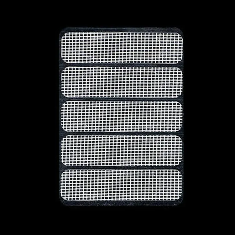 5-piece Self-adhesive Mosquito Stickers for Screen Windows with Drain Holes