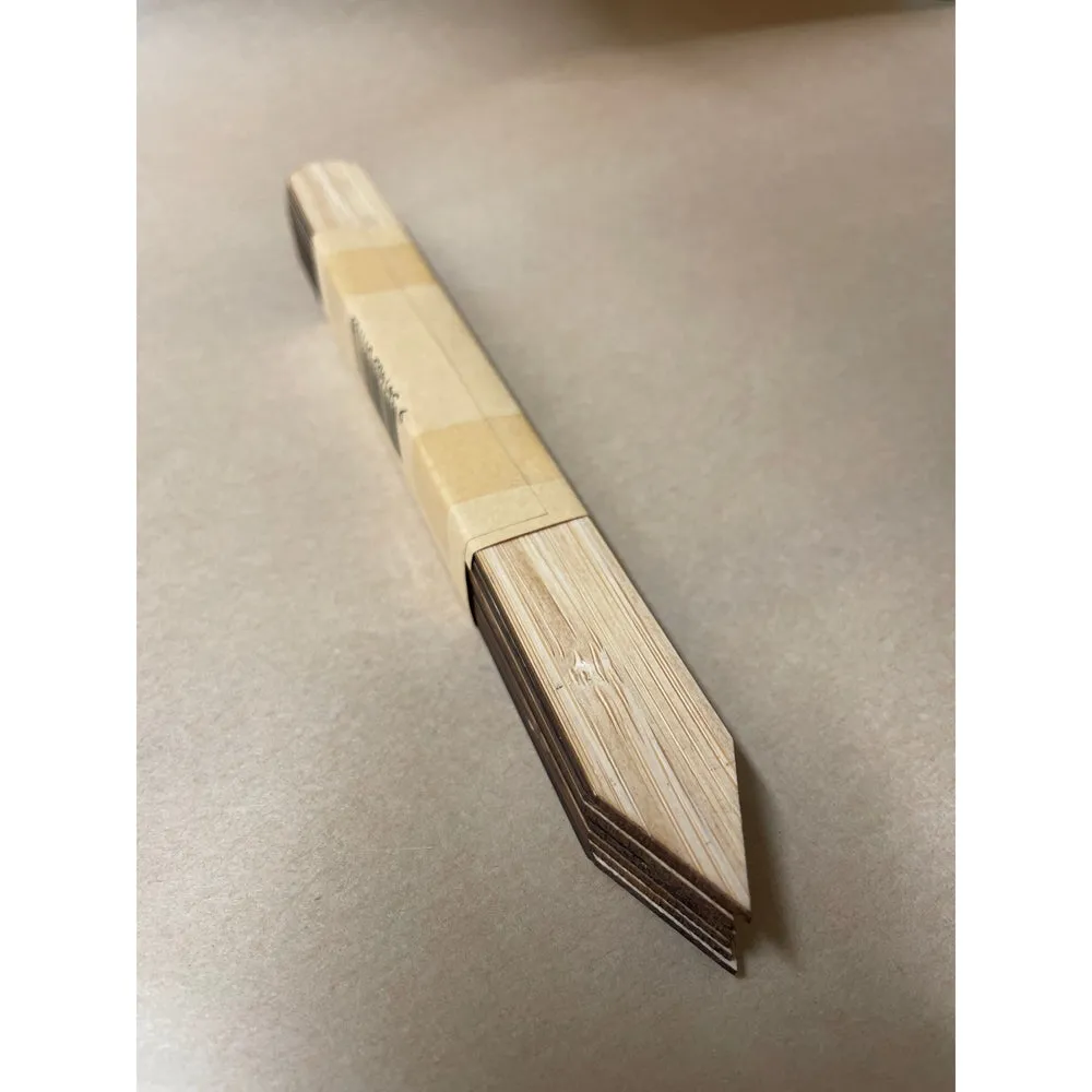 All Natural Bamboo Garden Stakes for Plant and Flower Identification - Pack of 10