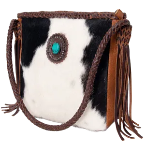 American Darling® Ladies Hairon & Leather Shoulder Bag ADBGM318B