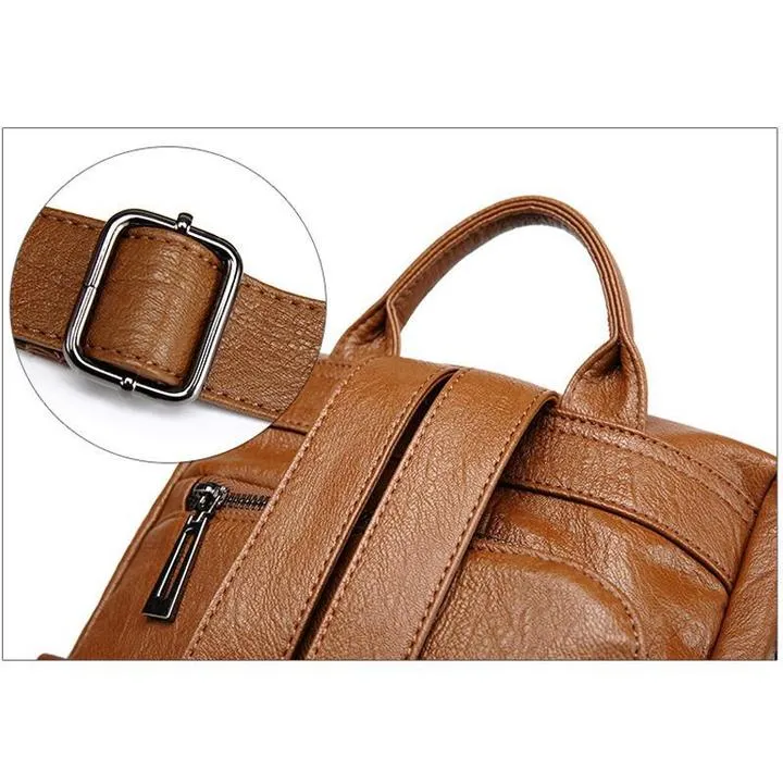 Anti-theft Soft Tote Casual Backpack