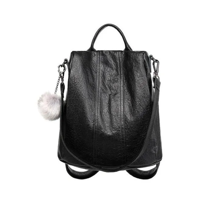 Anti-theft Soft Tote Casual Backpack