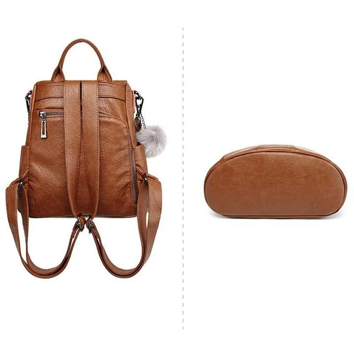 Anti-theft Soft Tote Casual Backpack