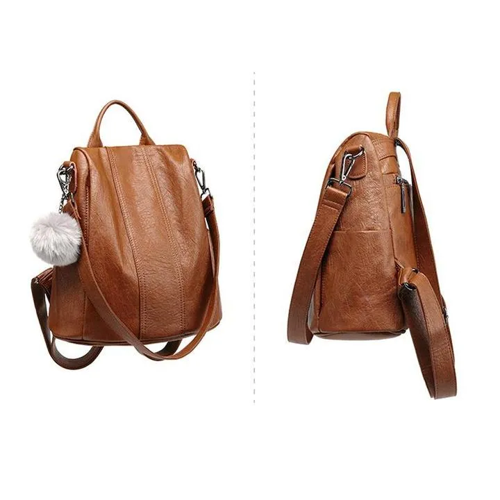 Anti-theft Soft Tote Casual Backpack
