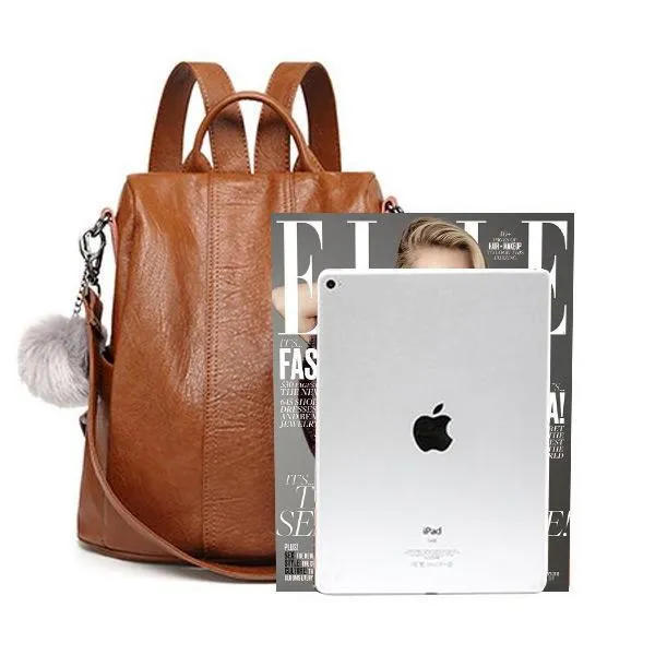 Anti-theft Soft Tote Casual Backpack