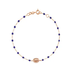 Baby Madone Charm Classic Gigi Lapis bracelet, Rose Gold, 5.1"
