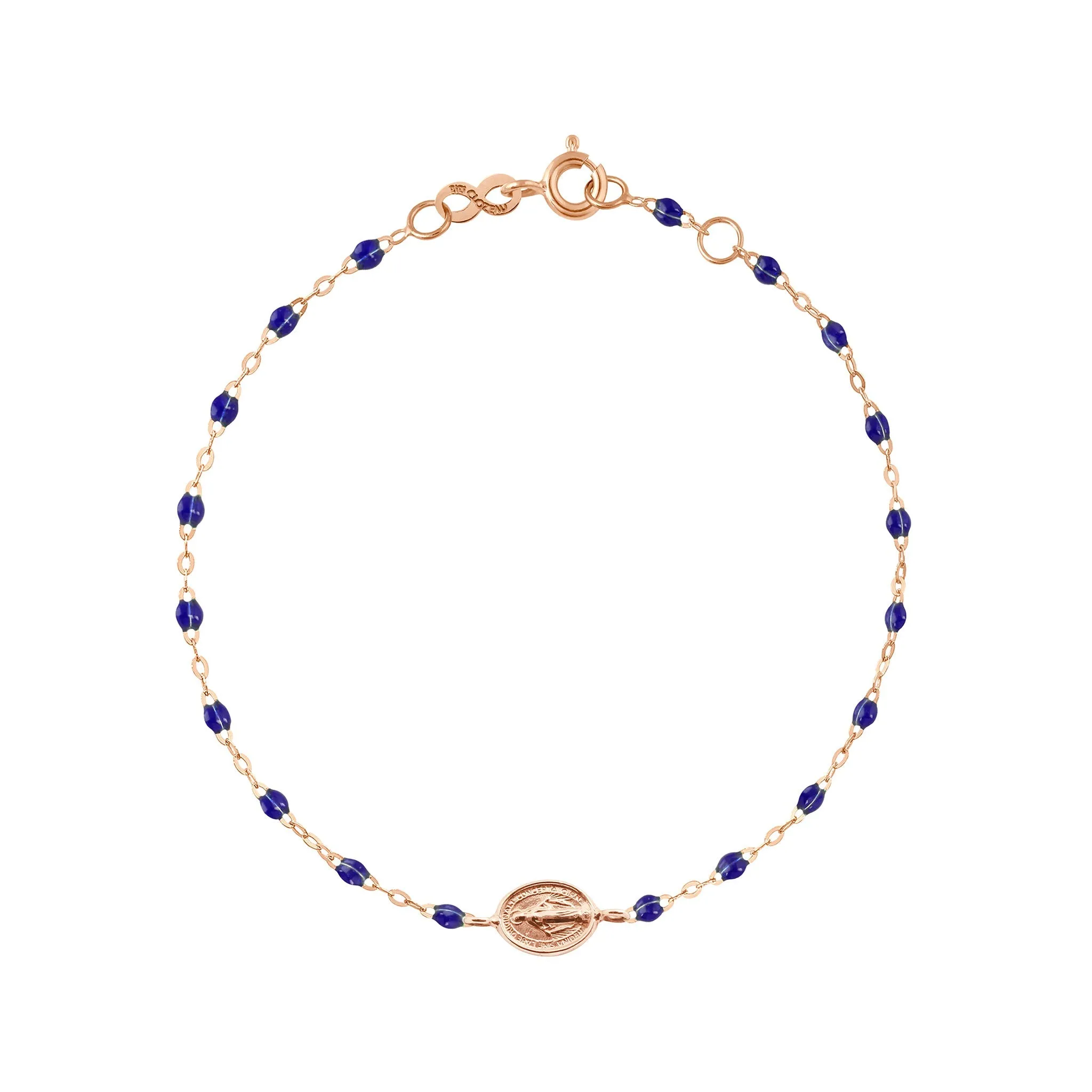 Baby Madone Charm Classic Gigi Lapis bracelet, Rose Gold, 5.1"