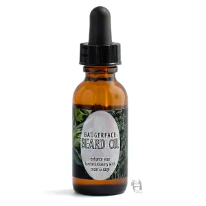 Badgerface Natural Beard Oil. Beard Care. Beard Products.