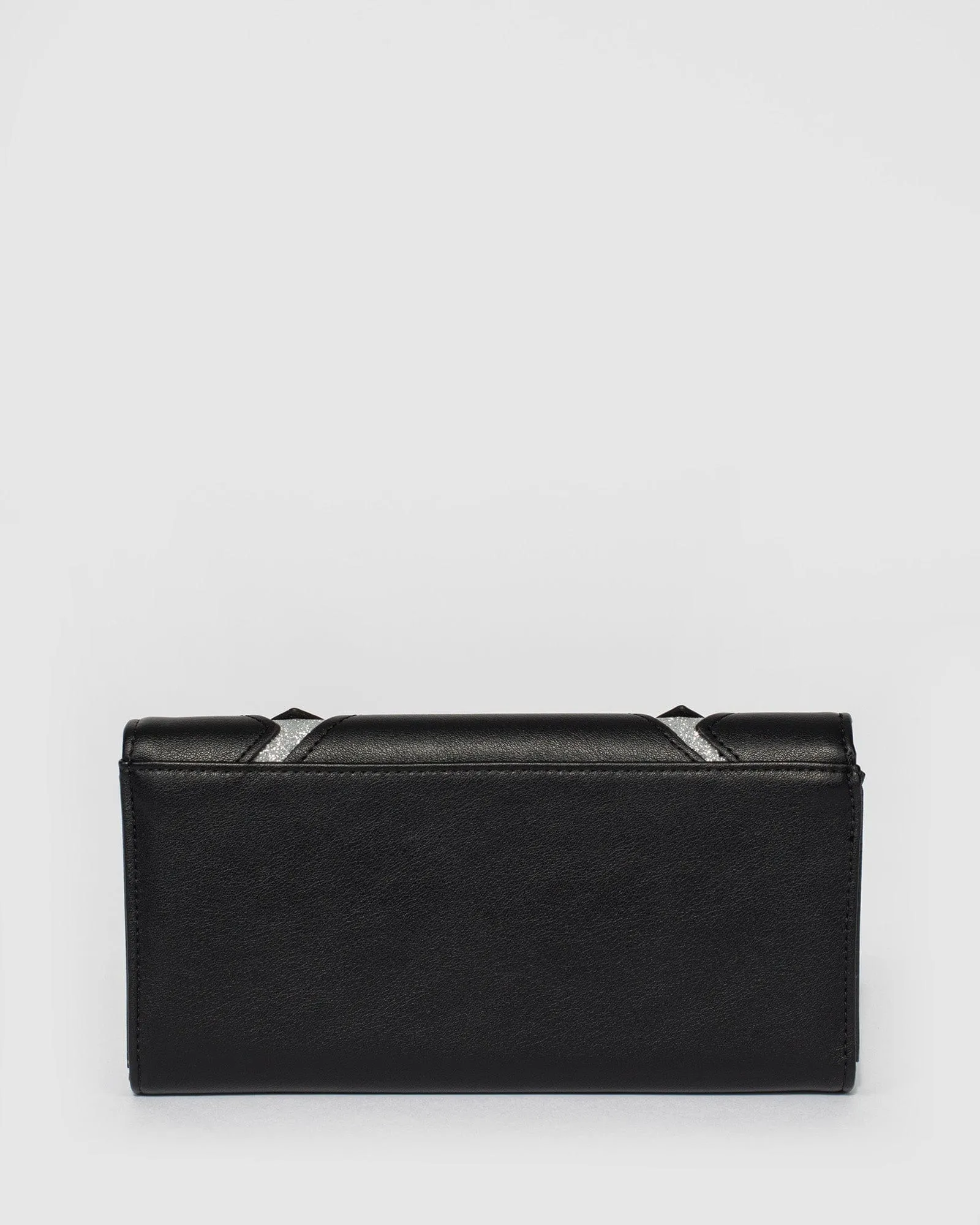 Black Maisy Cross Panel Wallet