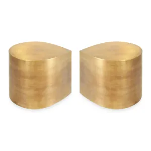 Brass Teardrop Table Duo Bundle