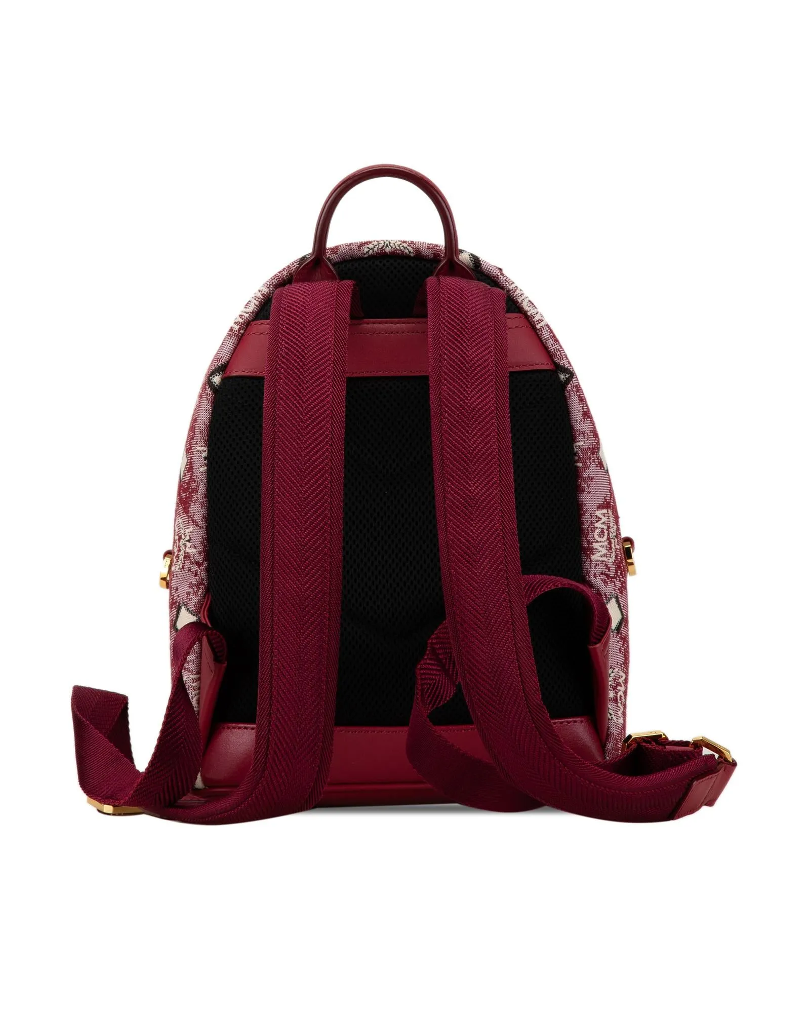Canvas and Leather Backpack with Zip Pocket