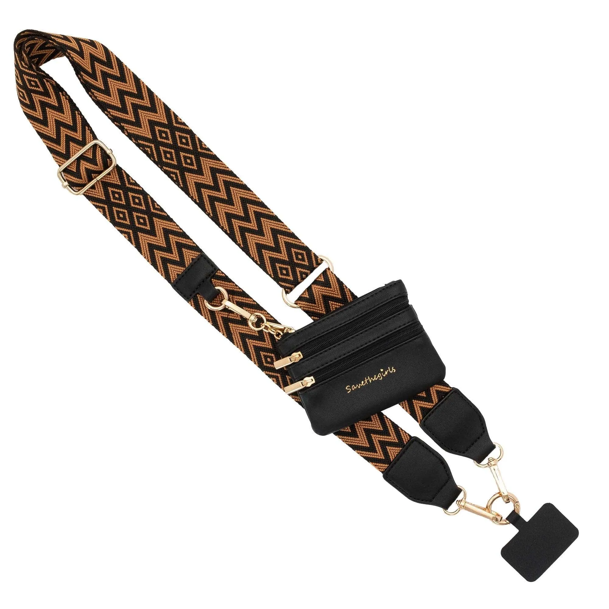 Chevron Collection - Clip & Go Strap w/ Pouch