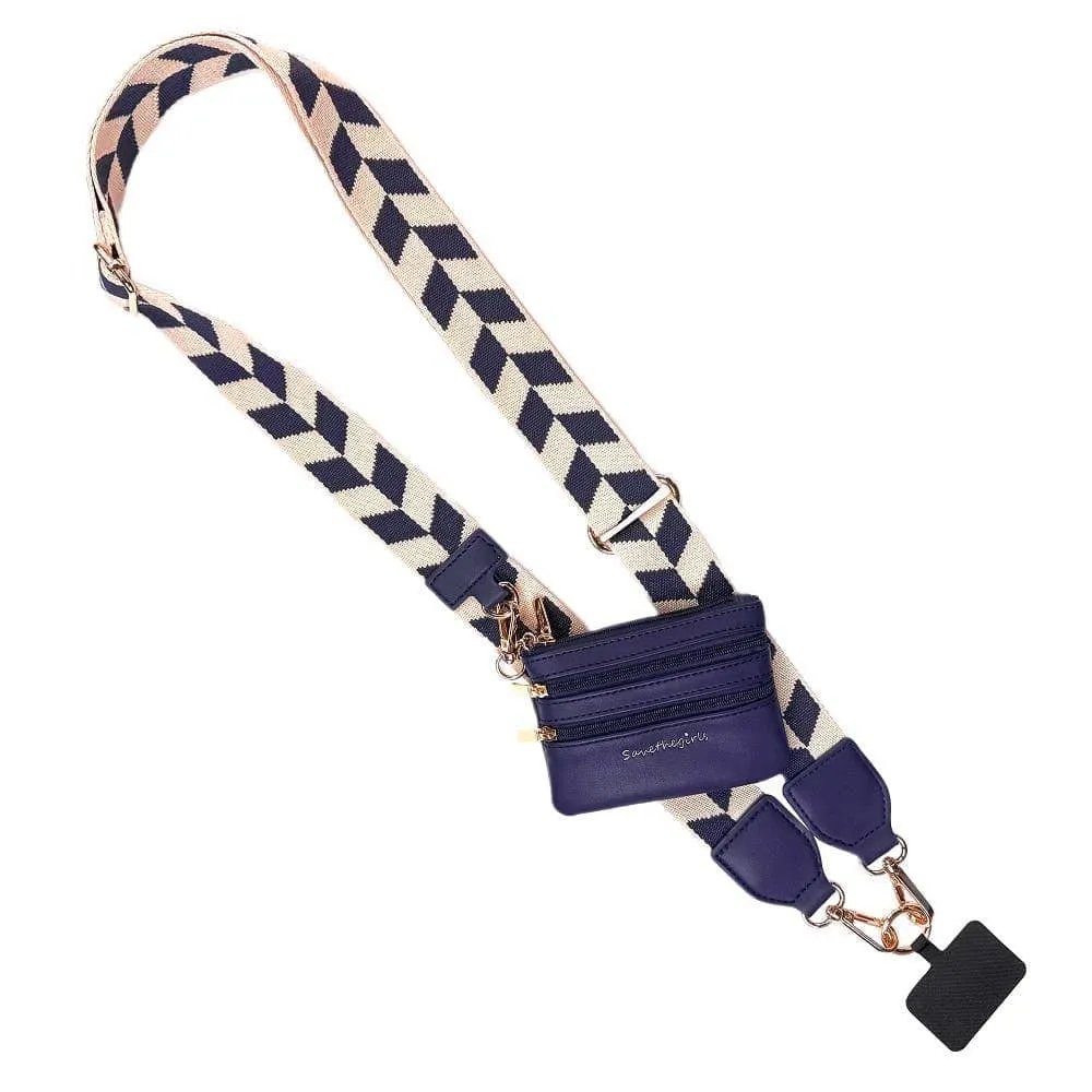 Chevron Collection - Clip & Go Strap w/ Pouch