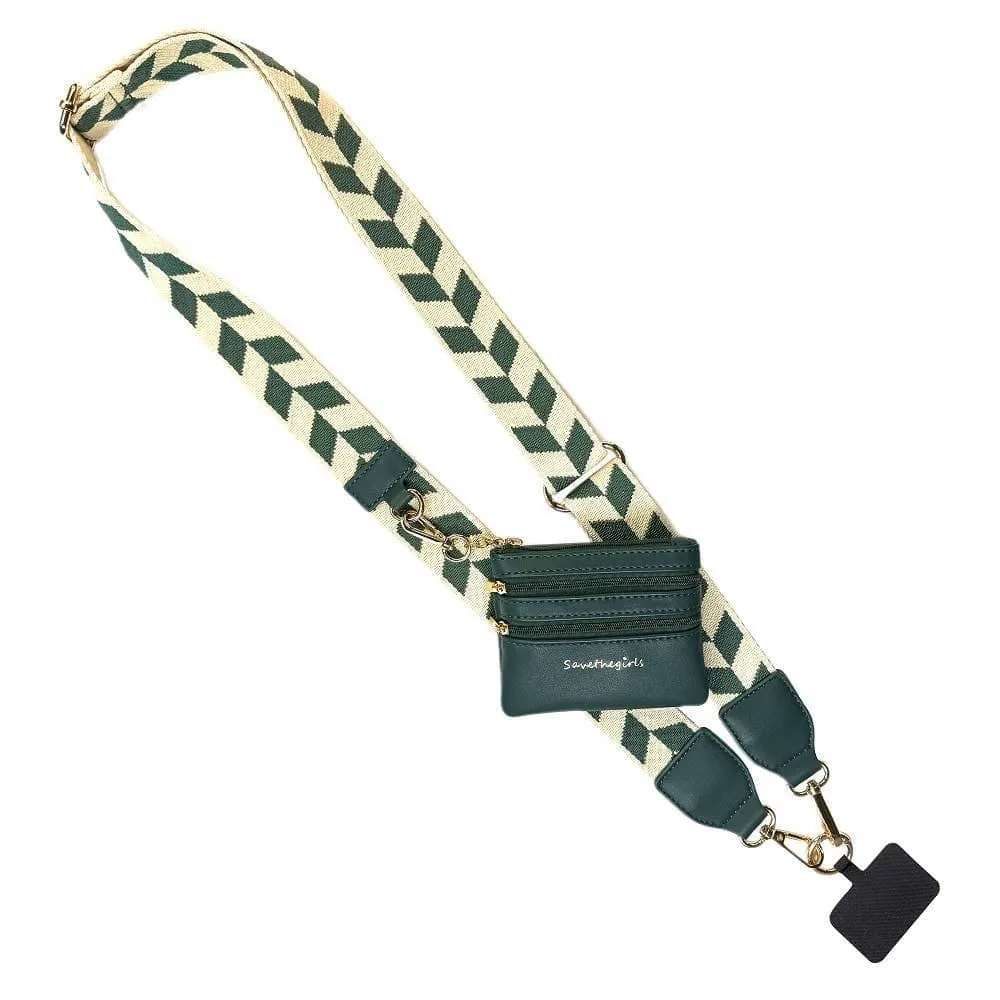 Chevron Collection - Clip & Go Strap w/ Pouch