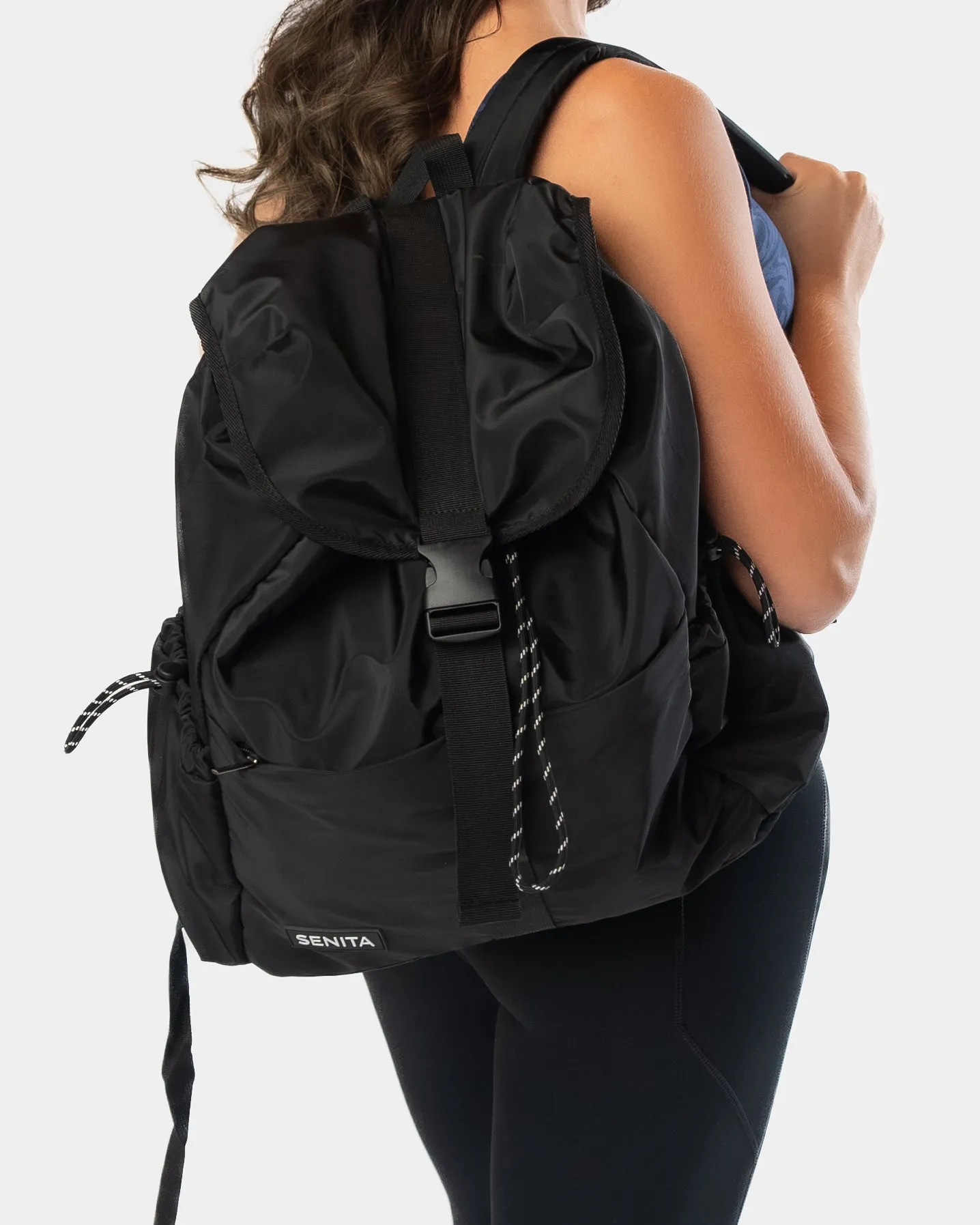 Cinch Backpack - Black