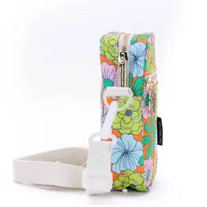 Crossbody Mini Brick Bag - Multi-Coloured Succulents