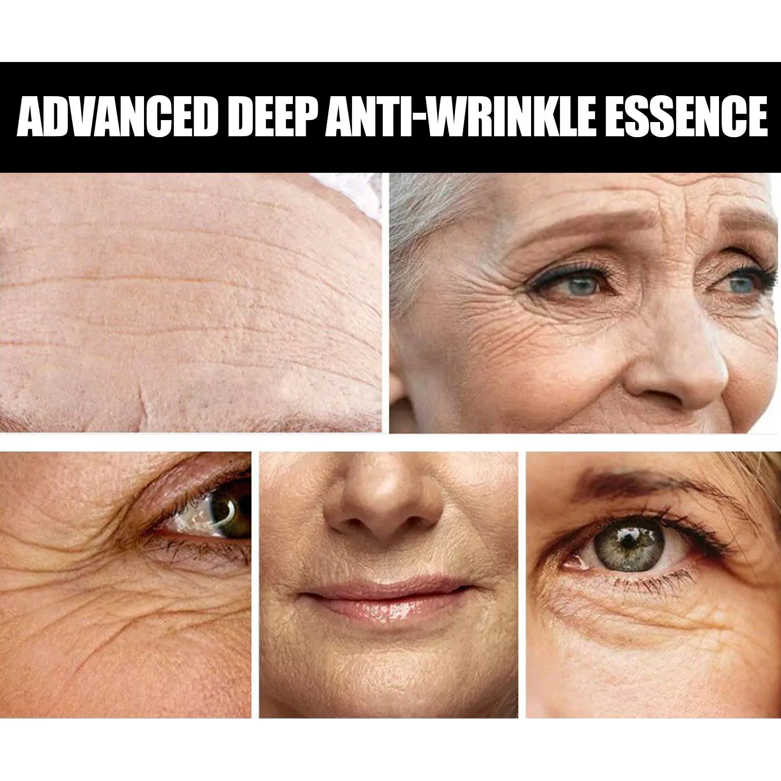 Deep Cleansing Anti-Wrinkle Essence Facial Skin Fading Wrinkle Hydrating and Firming Skin Care
