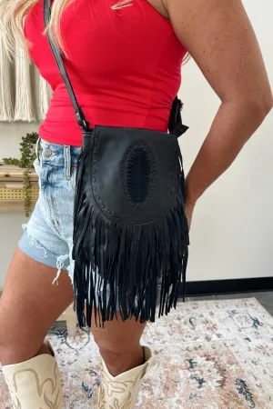 Desert Drift Fringe Crossbody Bag