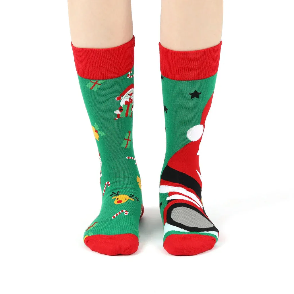 Eco Chic Eco-Friendly Candy Cane Bamboo Socks