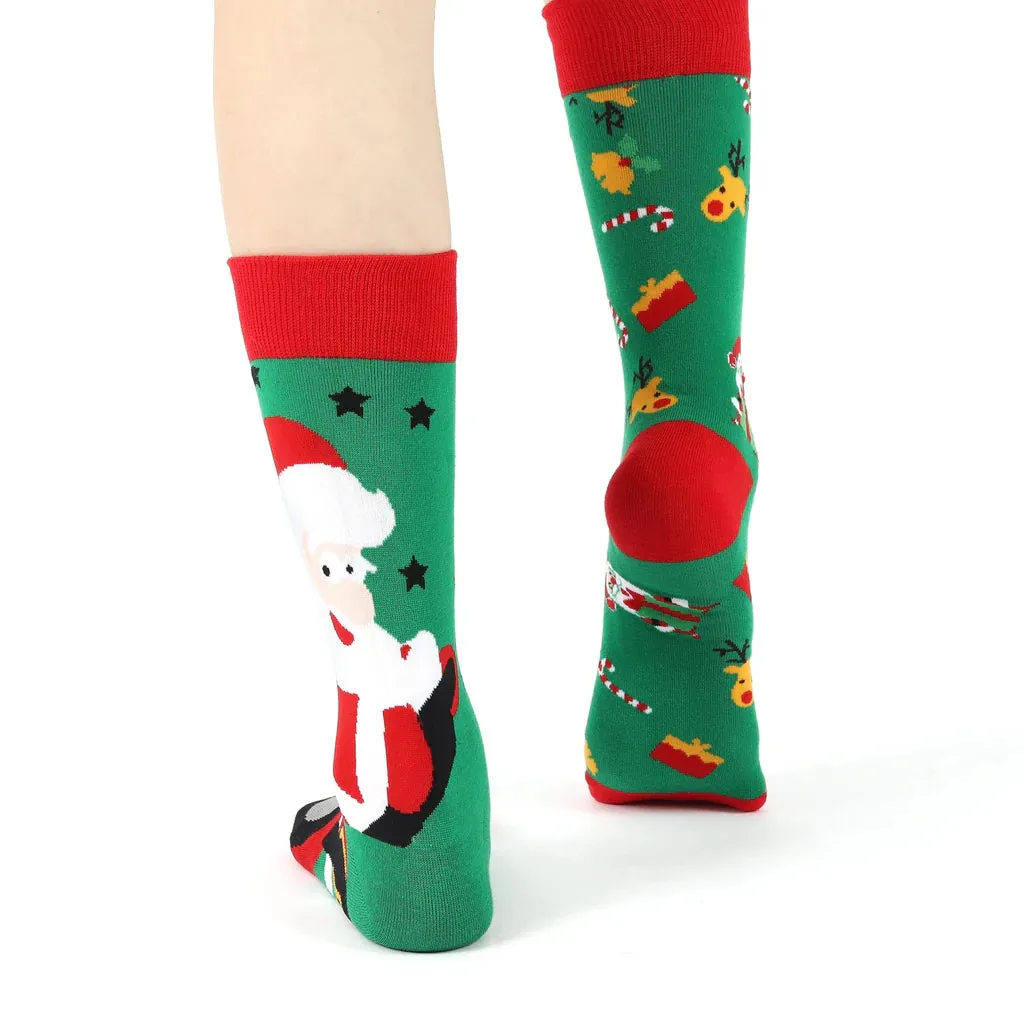 Eco Chic Eco-Friendly Candy Cane Bamboo Socks