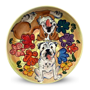 English Bulldog Platter