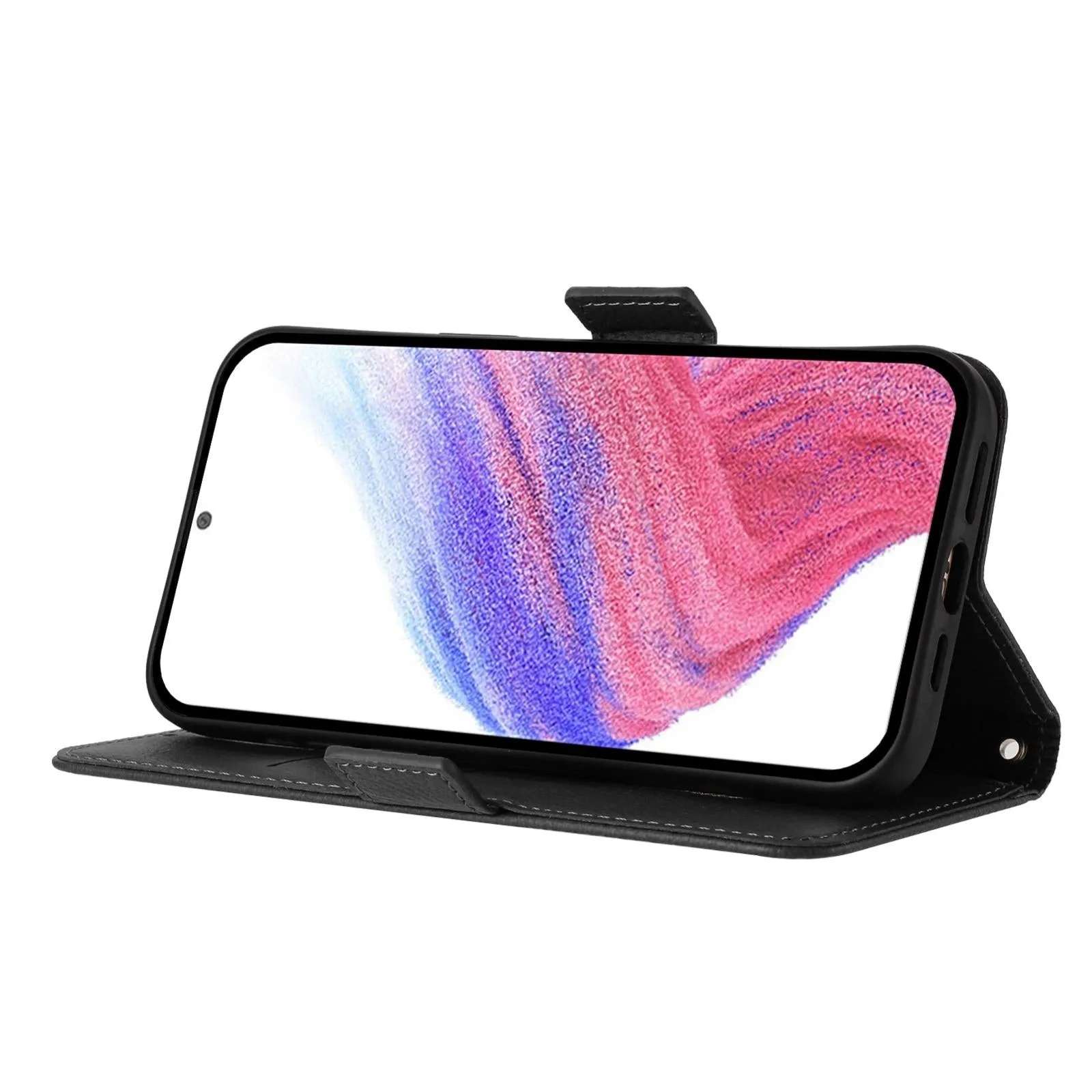 For Iphone 15 Embossed Rose Rfid Anti-Theft Leather Phone Case
