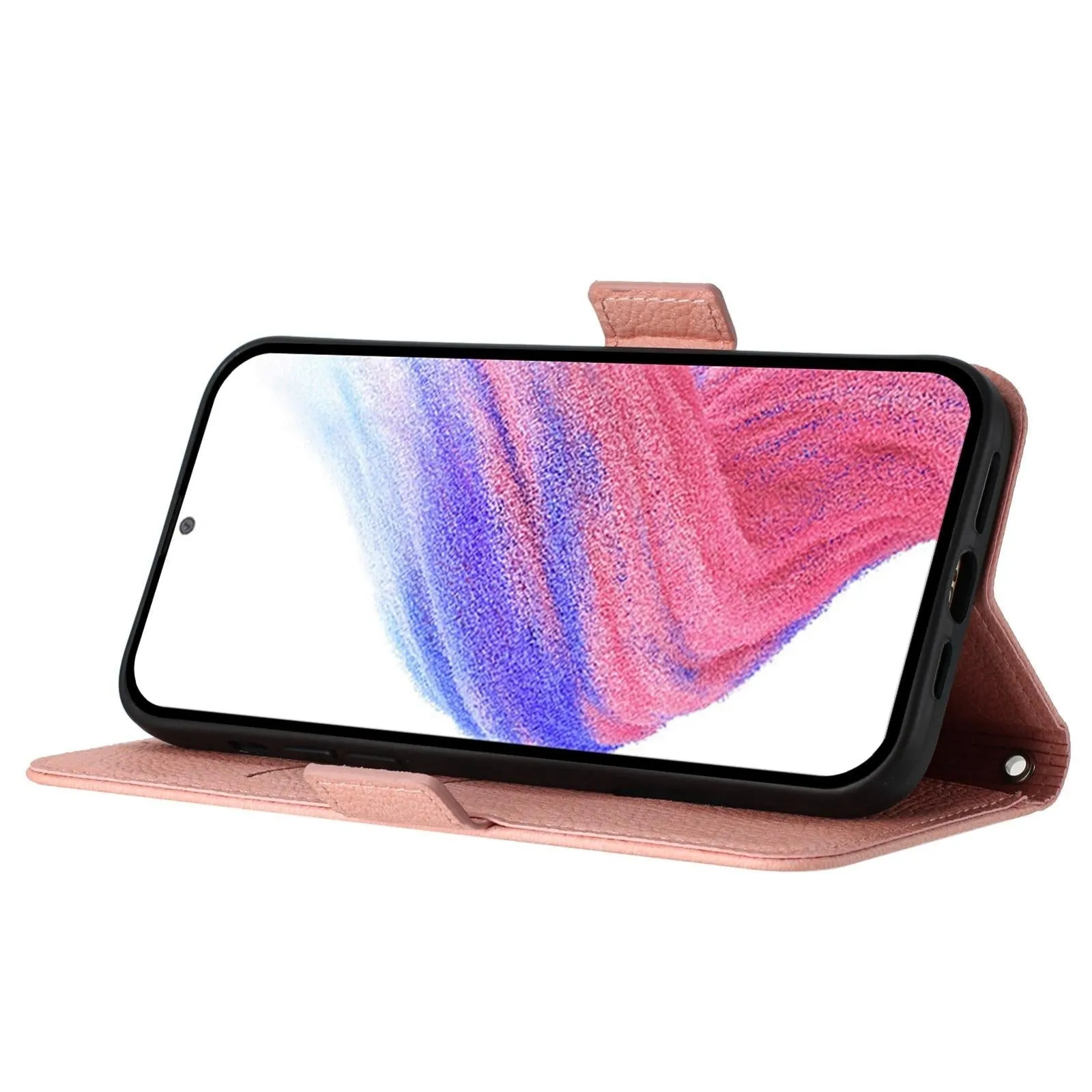 For Iphone 15 Embossed Rose Rfid Anti-Theft Leather Phone Case