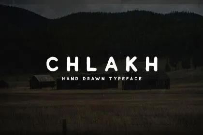 Free Chlakh Retro Typeface