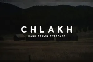Free Chlakh Retro Typeface