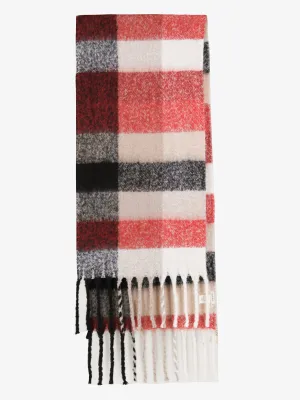 Fringe Plaid Scarf