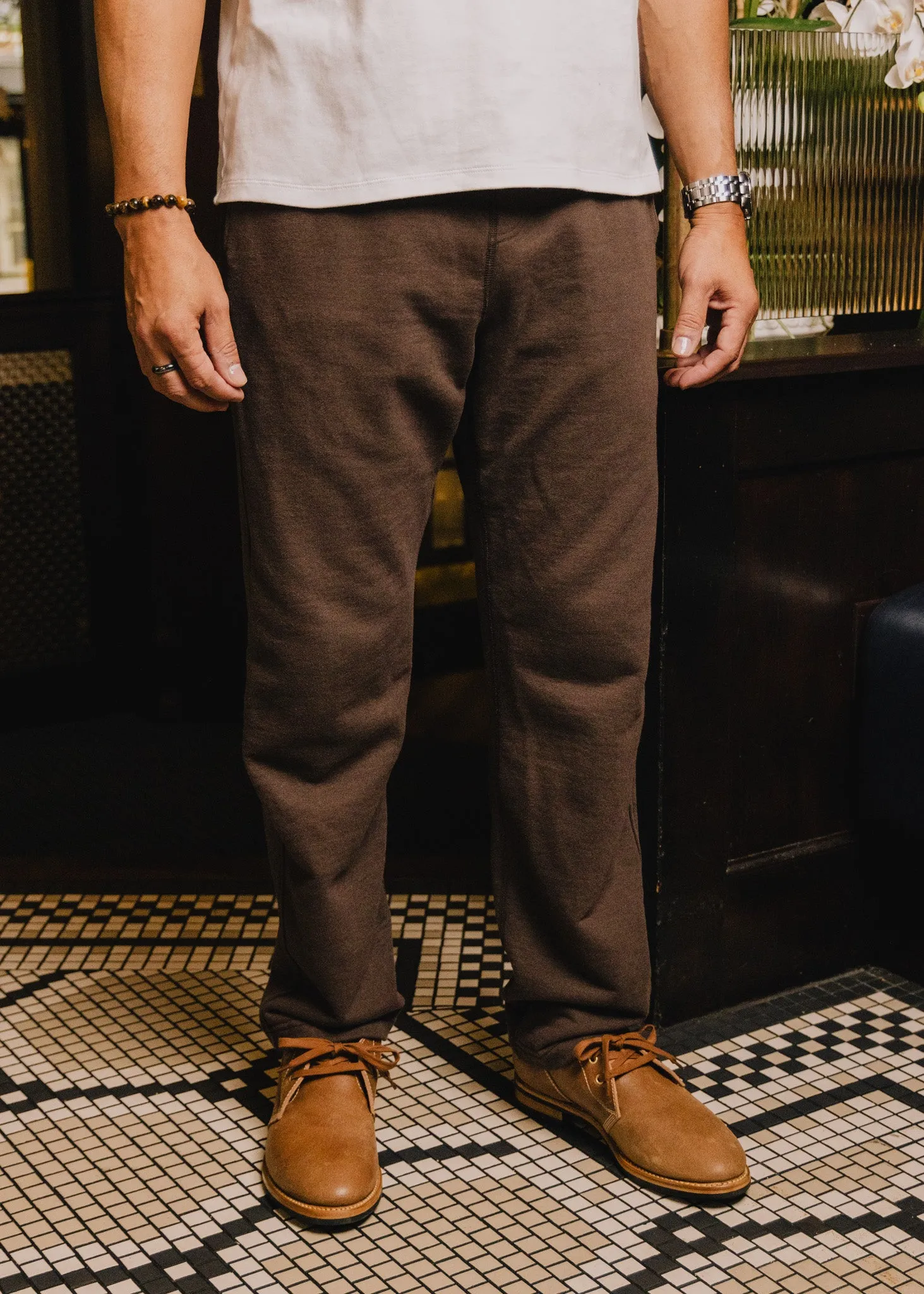 Garment-Dyed Terry Sweatpant