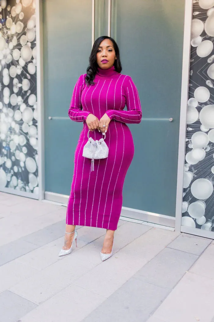 GIVE ME MORE | Fuchsia Stretch Dress
