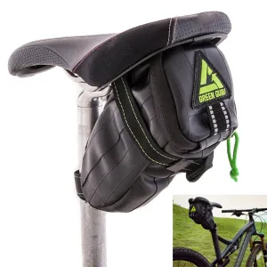 Green Guru Gear Cycling Bike Bicycle Rear Seat Saddle Bag Storage Pouch USA Made