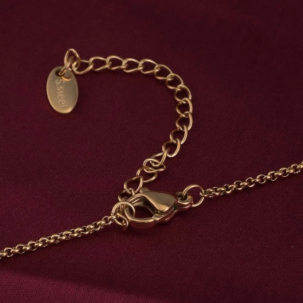 InterLock Gold Chain Necklace