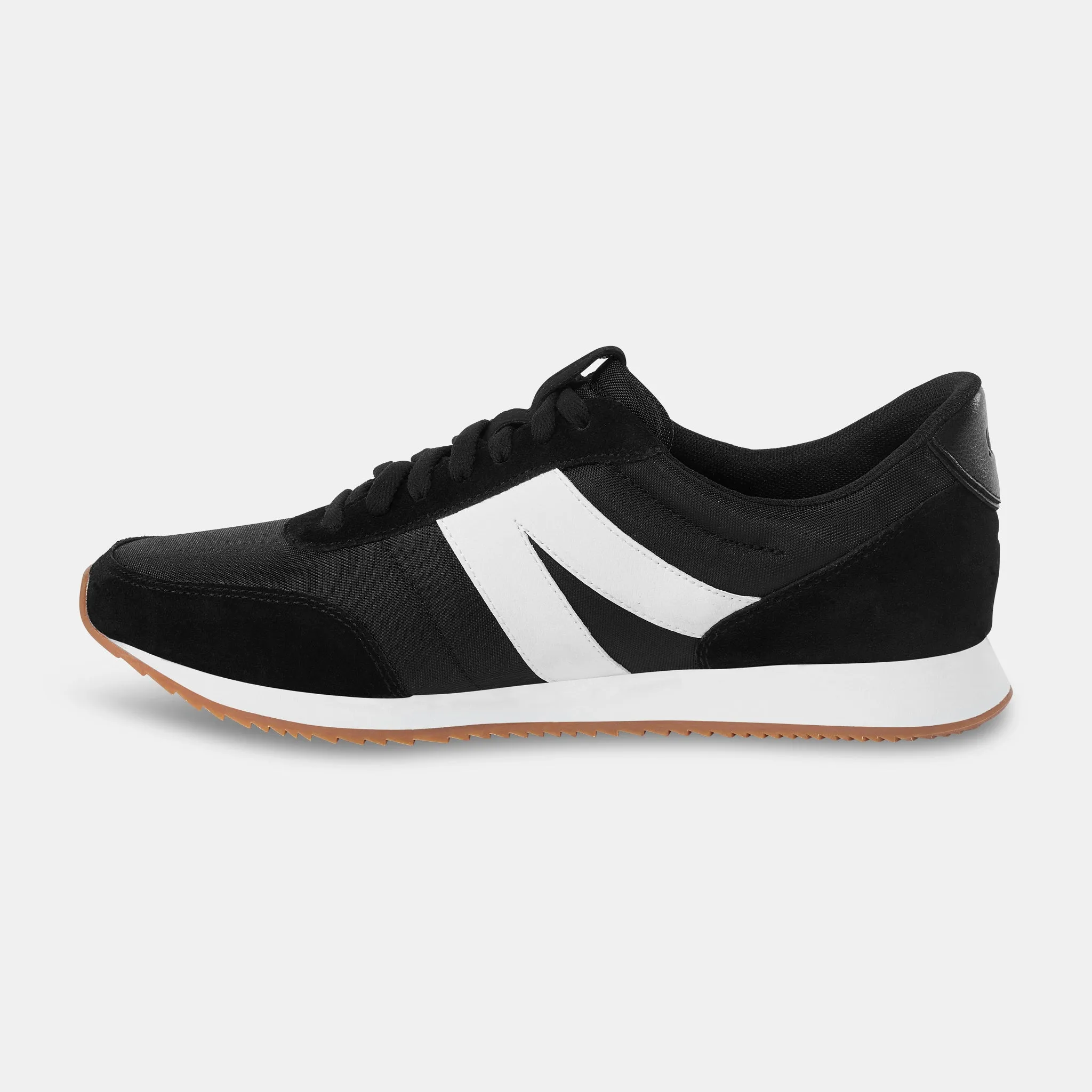 Kizik Milan Black White Hands Free Slip on Sneaker