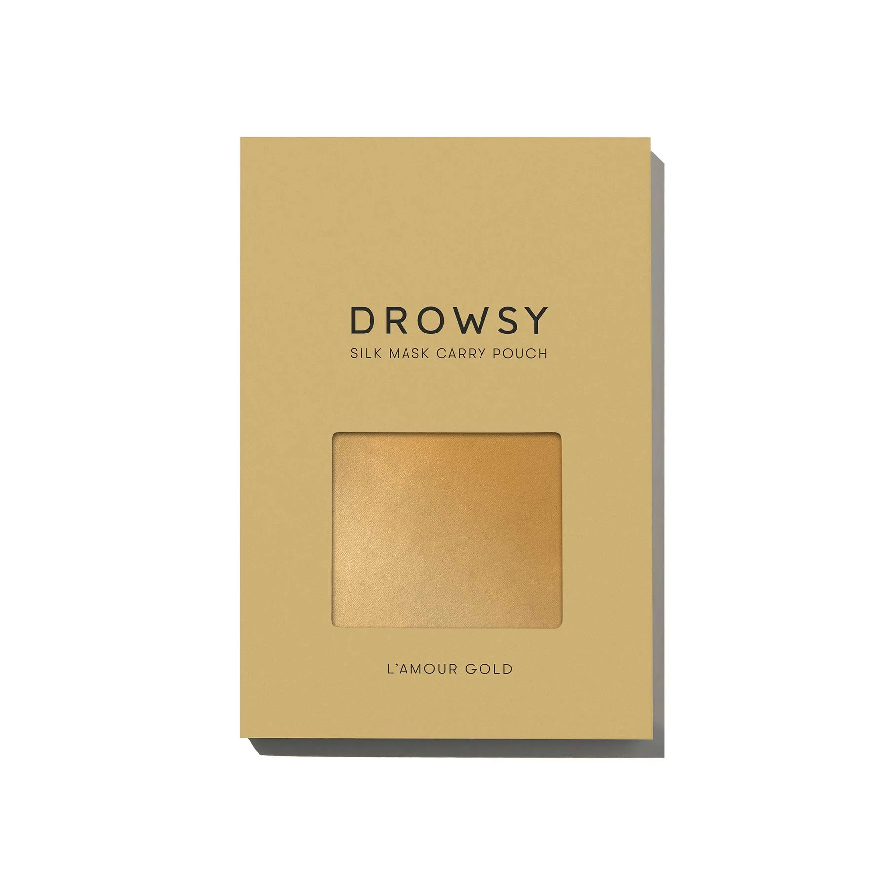 L'Amour Gold Silk Carry Pouch