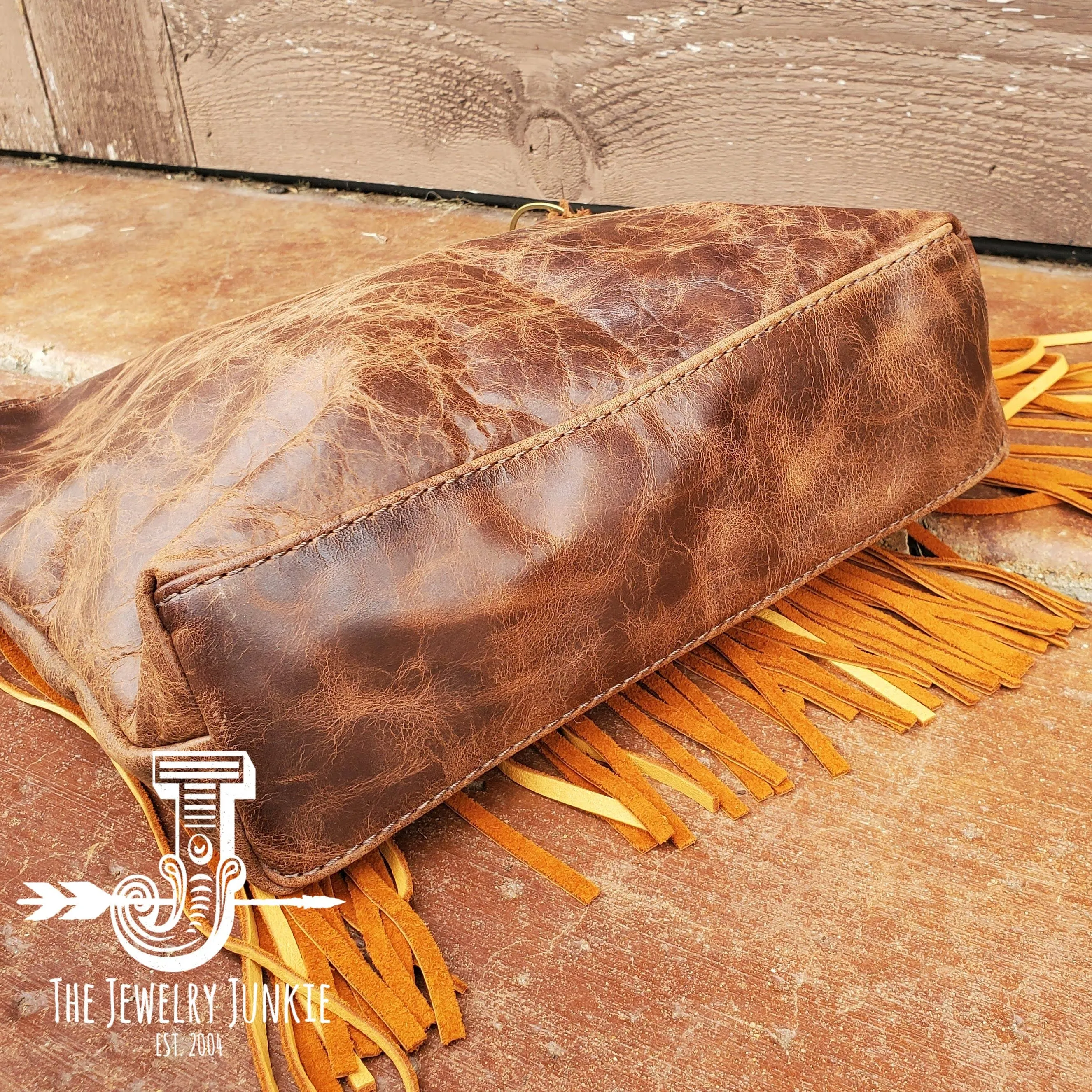 Large Leather Crossover Bag