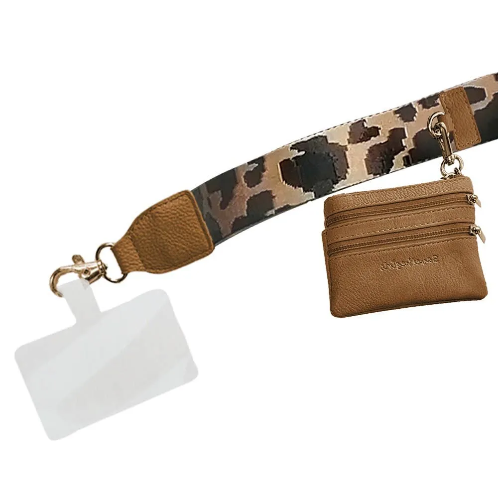Leopard Collection Clip & Go Strap with Pouch