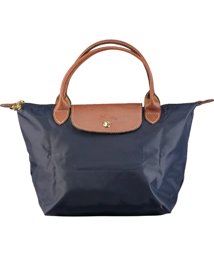 Longchamp Blue Le Pliage Original Pouch Bag