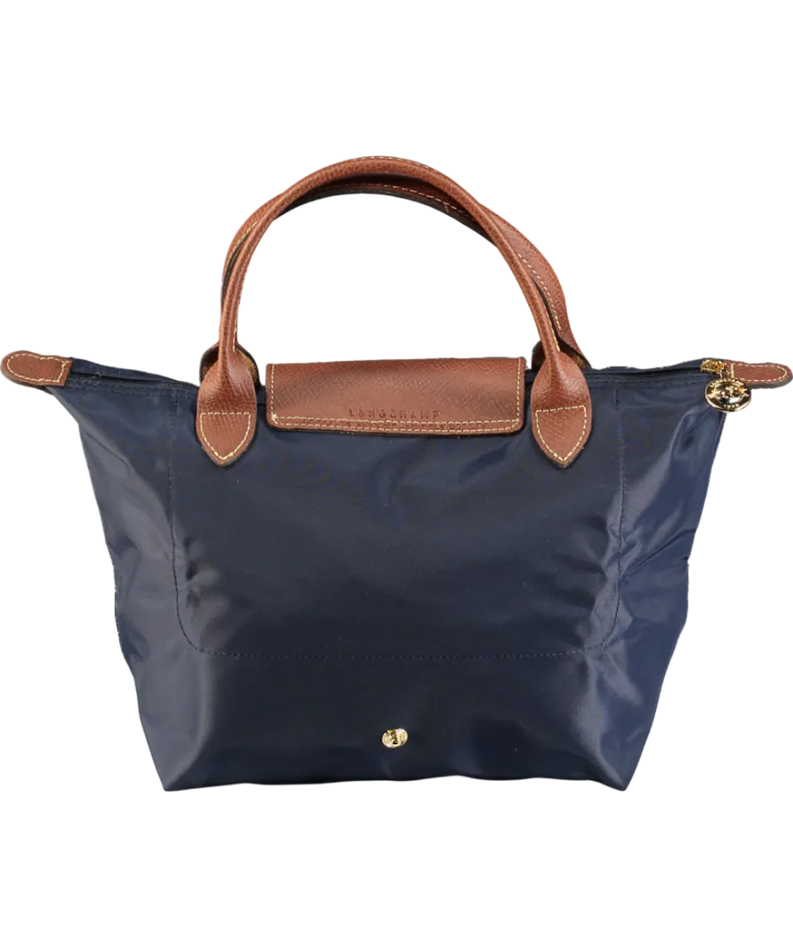 Longchamp Blue Le Pliage Original Pouch Bag