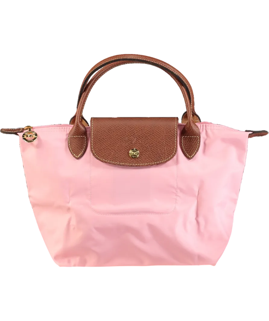 Longchamp Pink Le Pliage Original Pouch Bag UK S