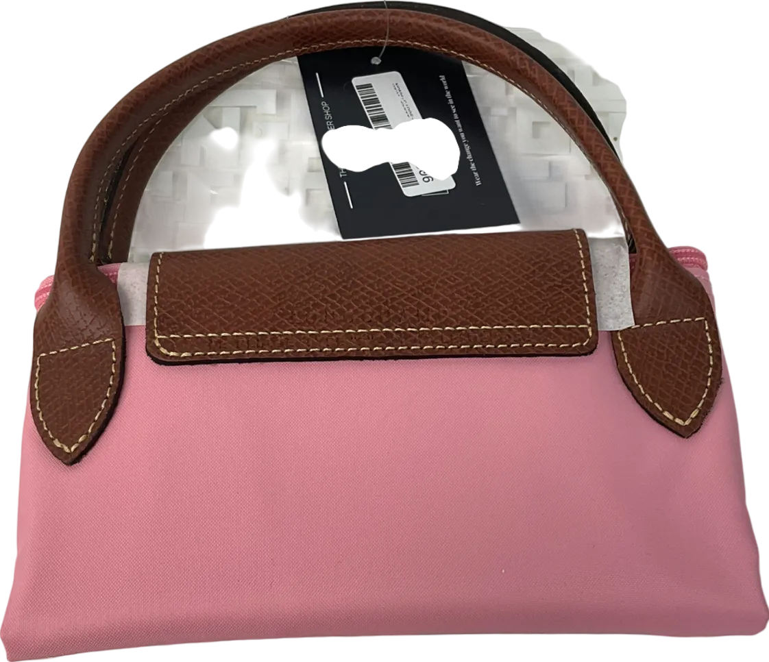 Longchamp Pink Le Pliage Original Pouch Bag UK S