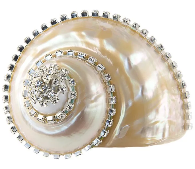 Neptune's Jewels Crystal Shell Collection Turbo Burgess Pearl