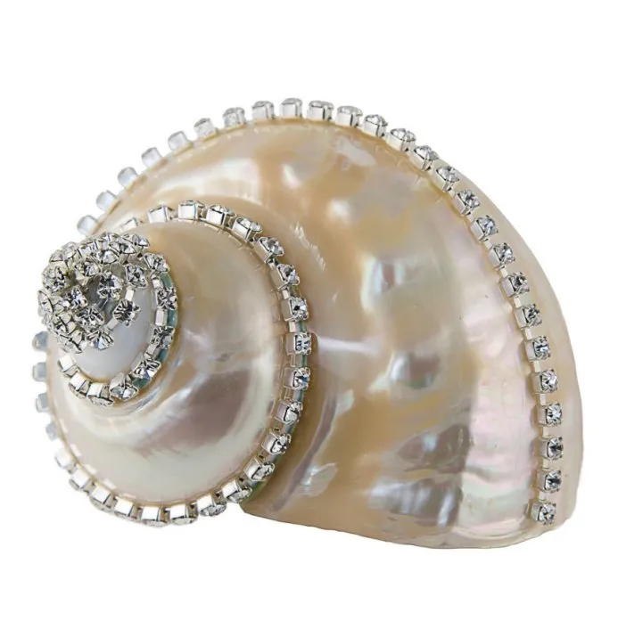 Neptune's Jewels Crystal Shell Collection Turbo Burgess Pearl