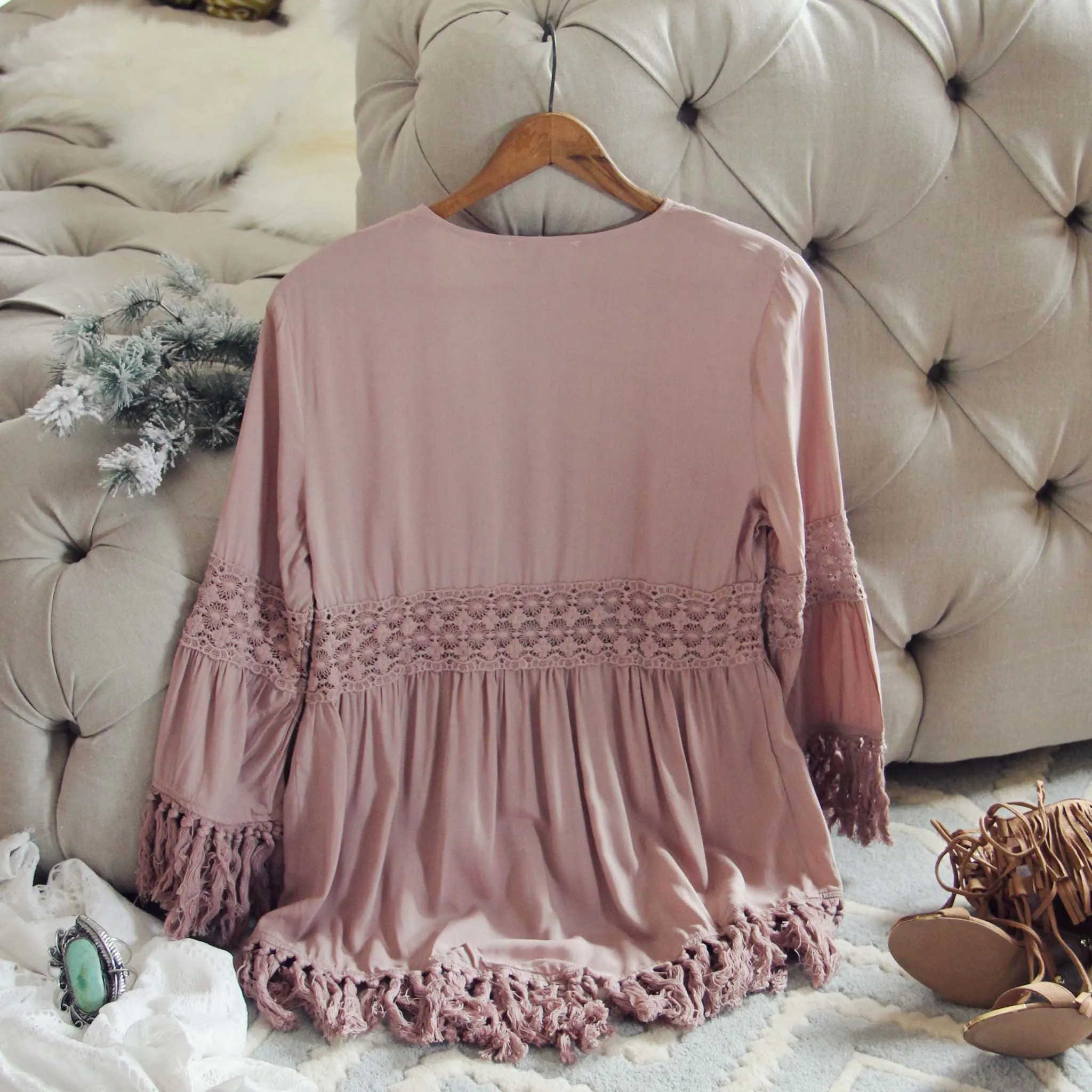 Oak & Fringe Duster