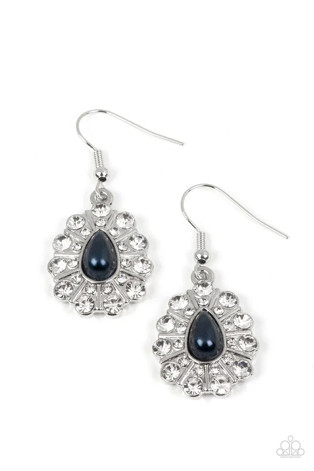 Paparazzi Earring ~ Extroverted Elegance - Blue
