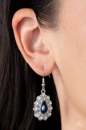 Paparazzi Earring ~ Extroverted Elegance - Blue